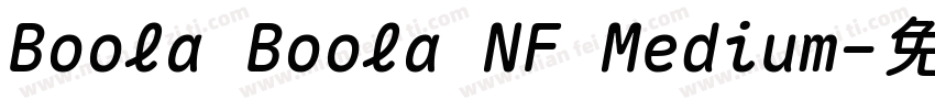 Boola Boola NF Medium字体转换